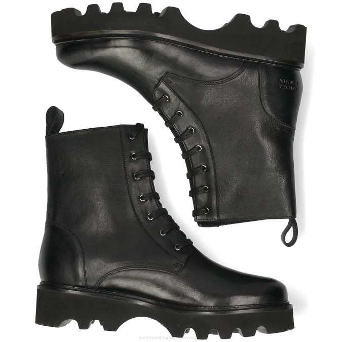 Melvin & Hamilton ženy Bonnie 13 B0T21096 členkové čižmy čierna