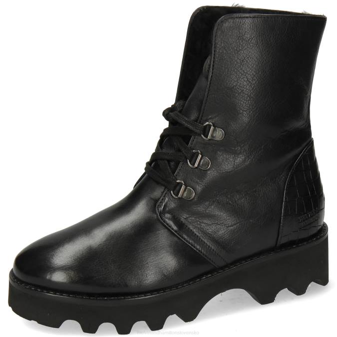 Melvin & Hamilton ženy Greta 1 B0T21036 členkové čižmy čierna