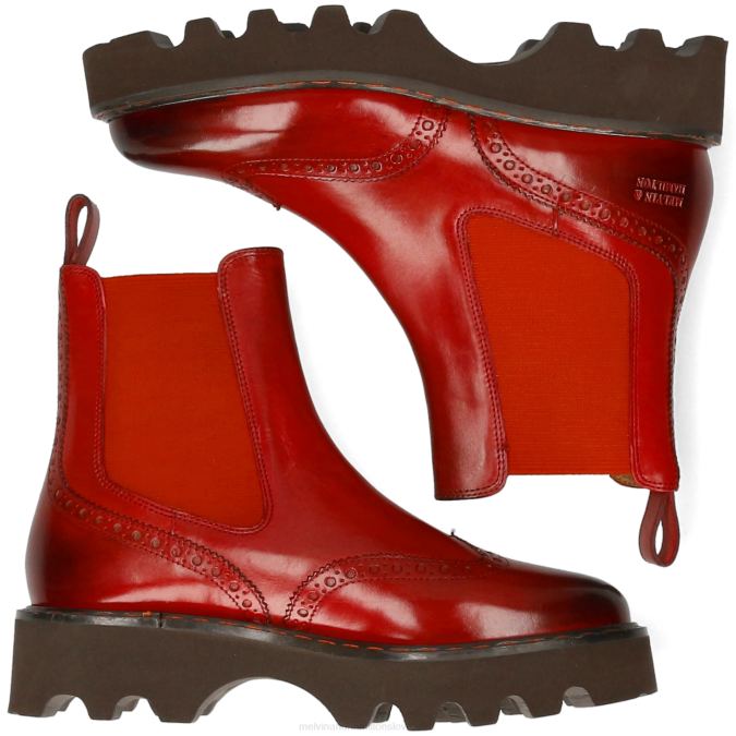 Melvin & Hamilton ženy Megan 37 B0T2918 členkové čižmy oranžová