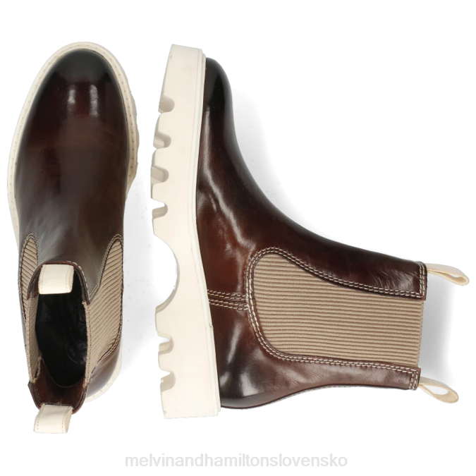 Melvin & Hamilton ženy Sally 135 B0T21016 členkové čižmy hnedá