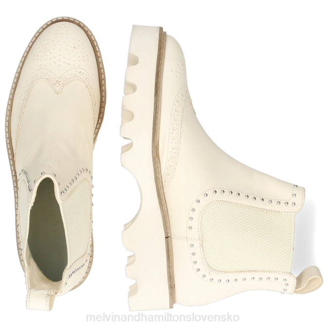 Melvin & Hamilton ženy Sally 167 B0T21123 členkové čižmy biely