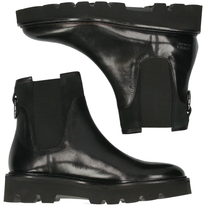 Melvin & Hamilton ženy Sally 187 B0T2917 členkové čižmy čierna