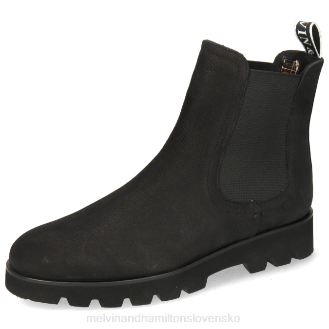 Melvin & Hamilton ženy Susan 100 B0T21068 členkové čižmy čierna
