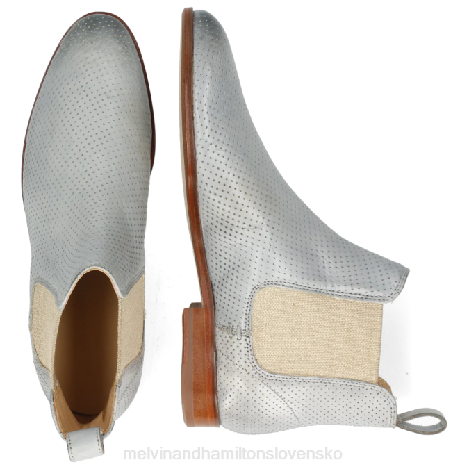 Melvin & Hamilton ženy Susan 10 B0T21136 členkové čižmy sivá