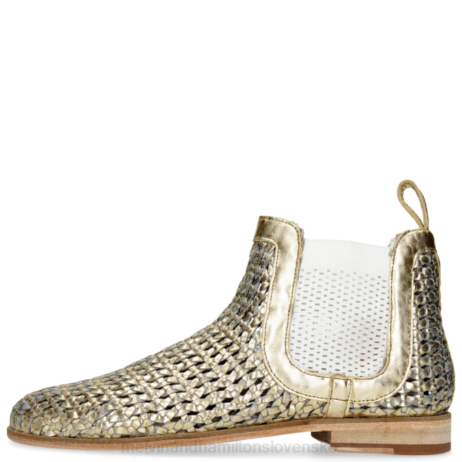 Melvin & Hamilton ženy Susan 10 B0T21142 členkové čižmy zlato