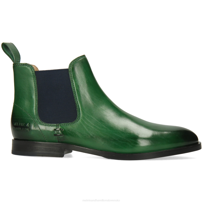 Melvin & Hamilton ženy Susan 10 B0T2781 členkové čižmy zelená