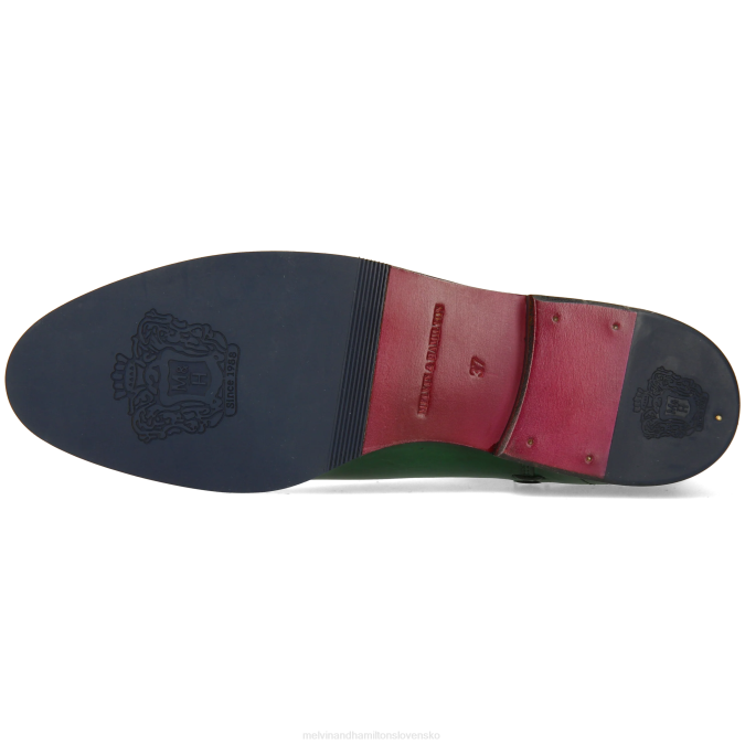 Melvin & Hamilton ženy Susan 10 B0T2781 členkové čižmy zelená