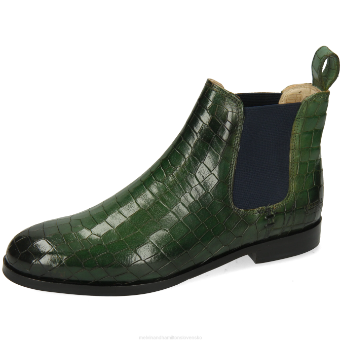 Melvin & Hamilton ženy Susan 10 B0T2788 členkové čižmy zelená