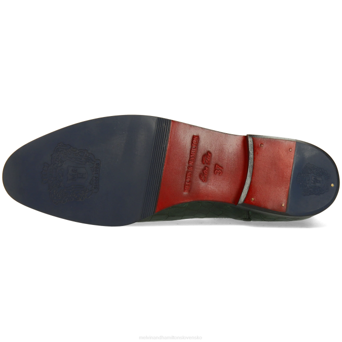 Melvin & Hamilton ženy Susan 10 B0T2788 členkové čižmy zelená