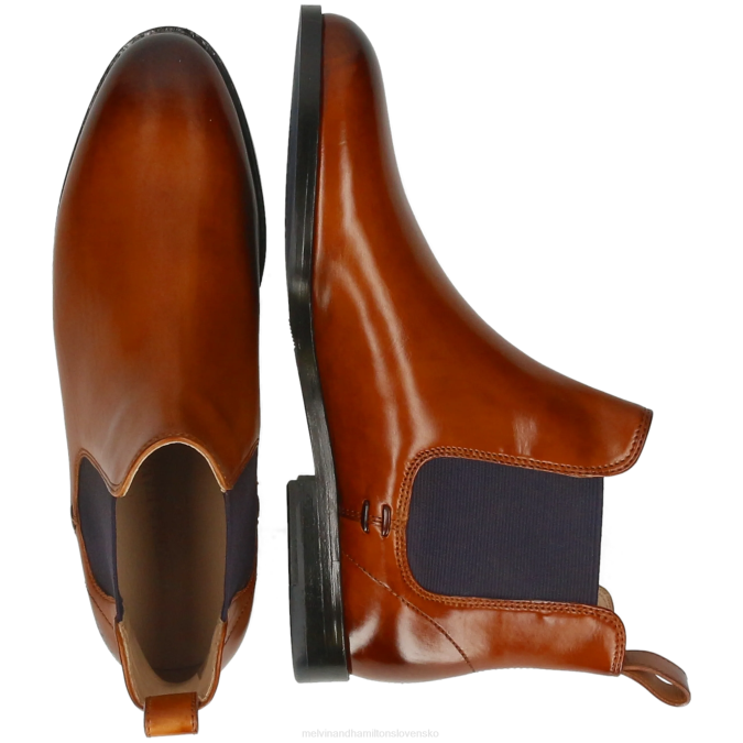 Melvin & Hamilton ženy Susan 10 B0T2813 členkové čižmy hnedá