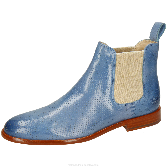 Melvin & Hamilton ženy Susan 10 B0T2855 členkové čižmy Modrá