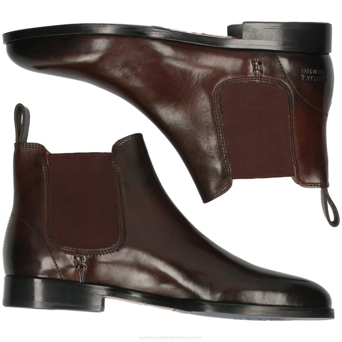 Melvin & Hamilton ženy Susan 10 B0T2936 členkové čižmy Fialová