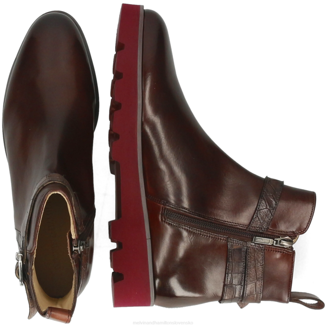 Melvin & Hamilton ženy Zuzana 116 B0T2913 členkové čižmy hnedá