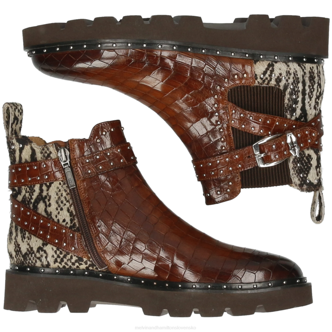 Melvin & Hamilton ženy Zuzana 68 B0T2820 členkové čižmy hnedá