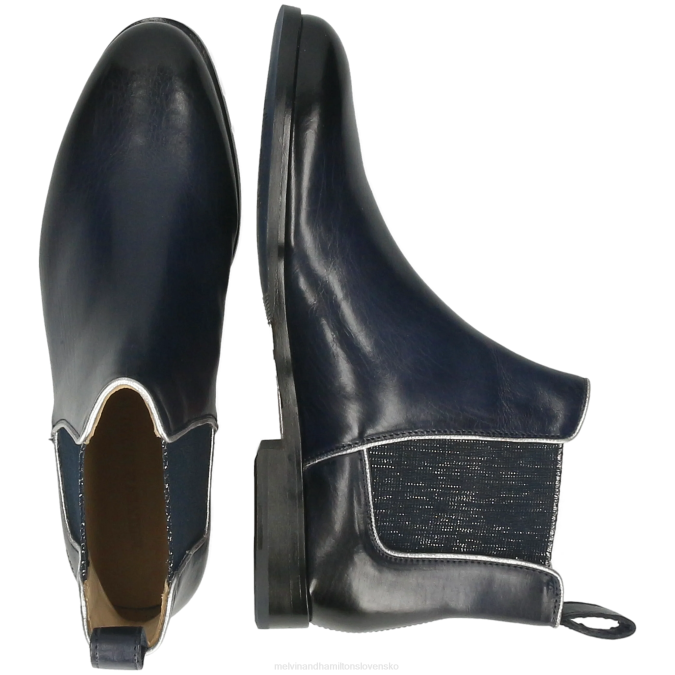 Melvin & Hamilton ženy Zuzana 70 B0T2812 členkové čižmy Modrá