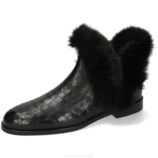 Melvin & Hamilton ženy Zuzana 92 B0T21109 členkové čižmy čierna