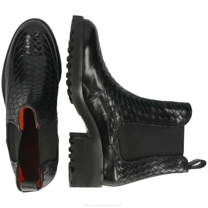 Melvin & Hamilton ženy abigail 1 B0T2924 členkové čižmy čierna