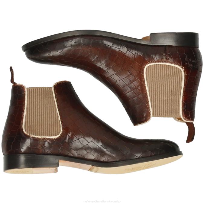 Melvin & Hamilton ženy amelie 4 B0T2931 členkové čižmy hnedá