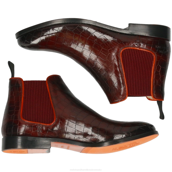 Melvin & Hamilton ženy amelie 4 B0T2967 členkové čižmy Fialová