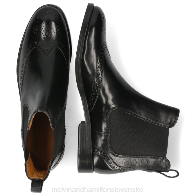 Melvin & Hamilton ženy amelie 5 B0T21021 členkové čižmy čierna