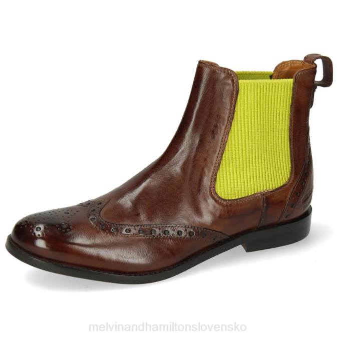 Melvin & Hamilton ženy amelie 5 B0T21097 členkové čižmy hnedá