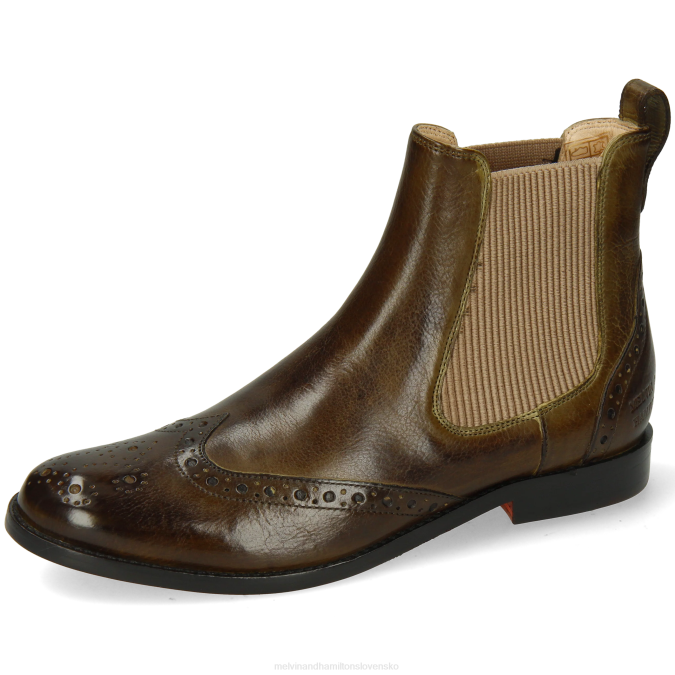 Melvin & Hamilton ženy amelie 5 B0T2919 členkové čižmy zelená