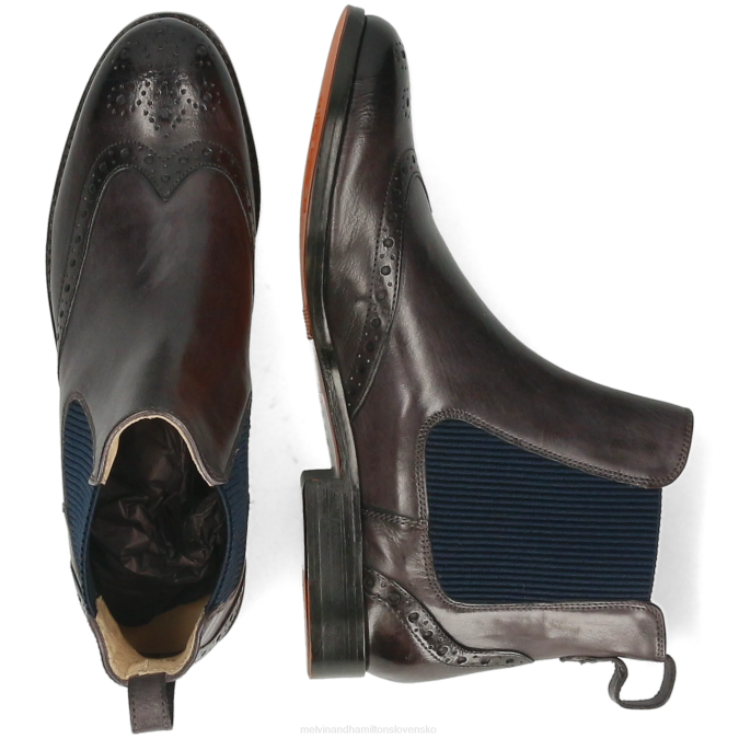 Melvin & Hamilton ženy amelie 5 B0T2991 členkové čižmy sivá