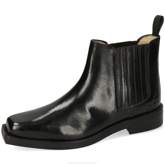 Melvin & Hamilton ženy bella 1 B0T2957 členkové čižmy čierna