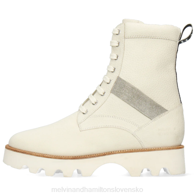 Melvin & Hamilton ženy dakota 8 B0T21053 členkové čižmy biely