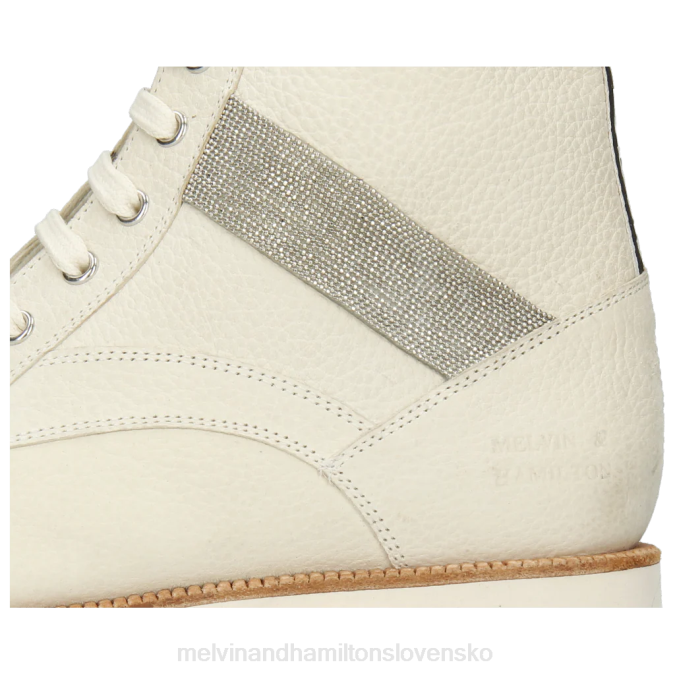 Melvin & Hamilton ženy dakota 8 B0T21053 členkové čižmy biely