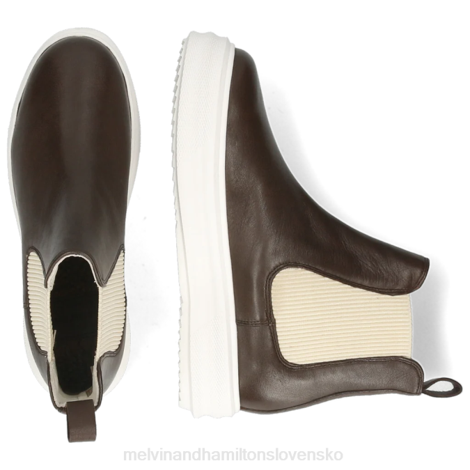 Melvin & Hamilton ženy fay 1 B0T21059 členkové čižmy hnedá