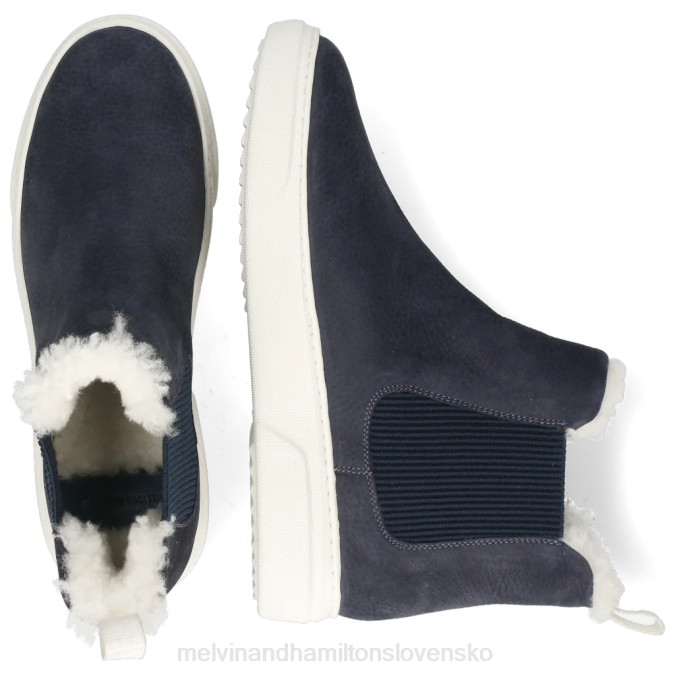 Melvin & Hamilton ženy hailey 2 B0T21011 členkové čižmy Modrá