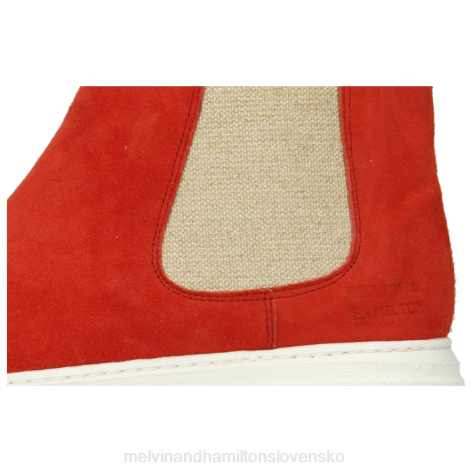 Melvin & Hamilton ženy hailey 2 B0T21118 členkové čižmy červená