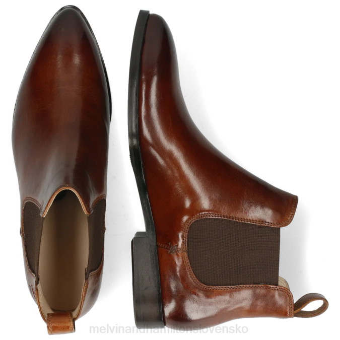 Melvin & Hamilton ženy jessy 1 B0T21143 členkové čižmy hnedá