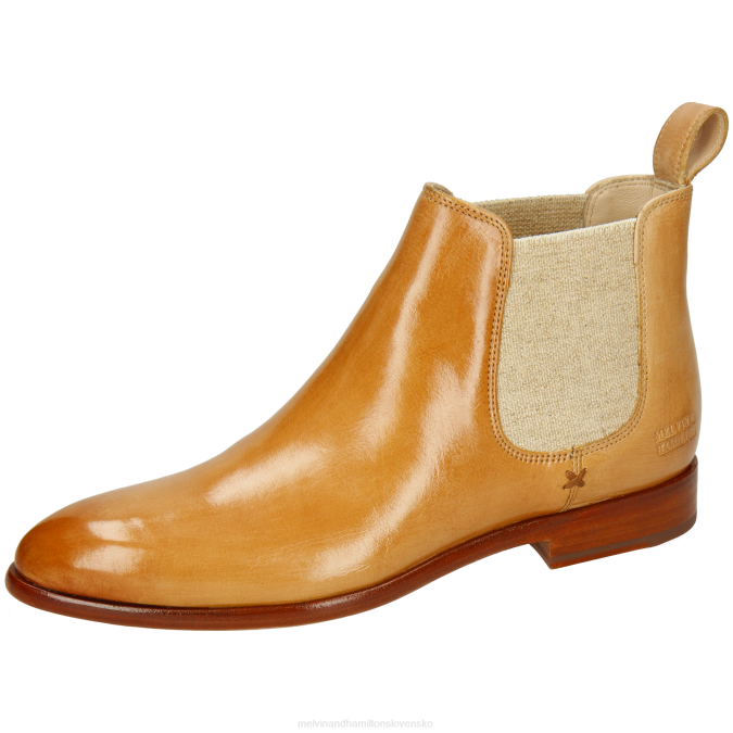 Melvin & Hamilton ženy jessy 1 B0T2786 členkové čižmy svetlo hnedá