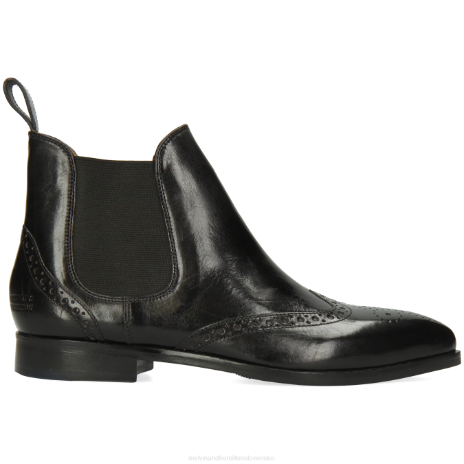 Melvin & Hamilton ženy jessy 4 B0T21105 členkové čižmy čierna