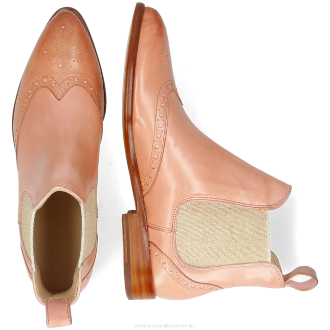 Melvin & Hamilton ženy jessy 4 B0T2847 členkové čižmy Ružová