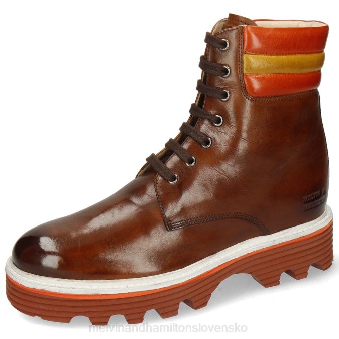 Melvin & Hamilton ženy leonie 17 B0T21042 členkové čižmy hnedá