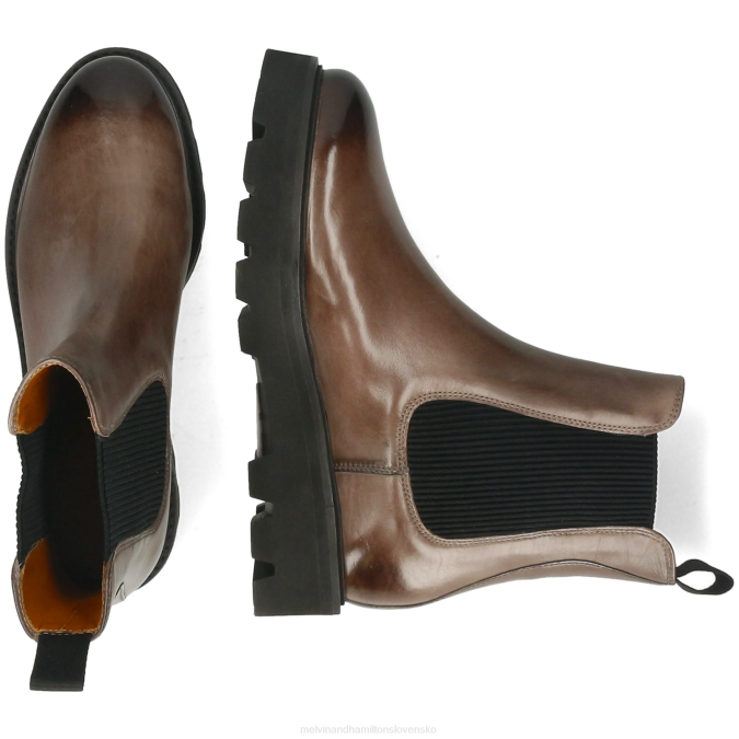 Melvin & Hamilton ženy leonie 5 B0T2793 členkové čižmy sivá