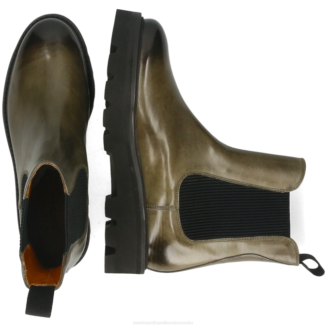 Melvin & Hamilton ženy leonie 5 B0T2806 členkové čižmy zelená