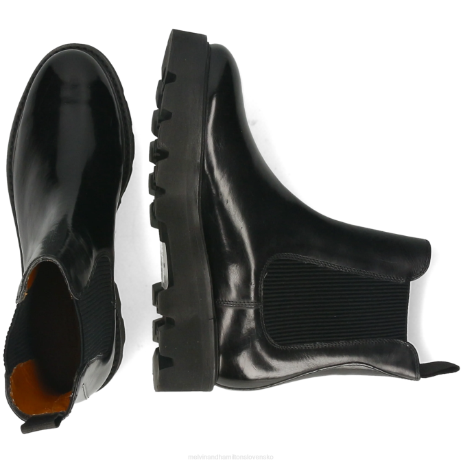 Melvin & Hamilton ženy leonie 5 B0T2810 členkové čižmy čierna