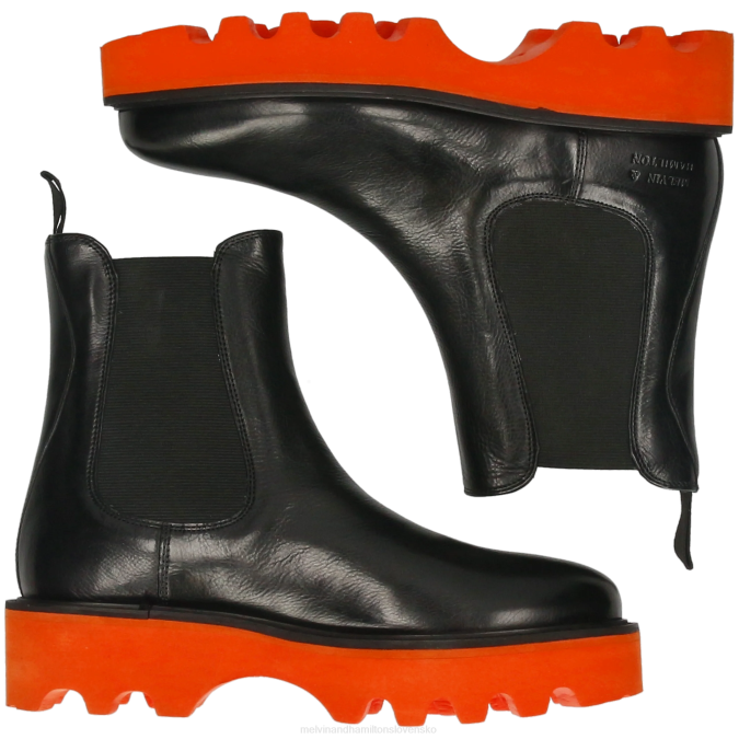 Melvin & Hamilton ženy leonie 5 B0T2876 členkové čižmy čierna