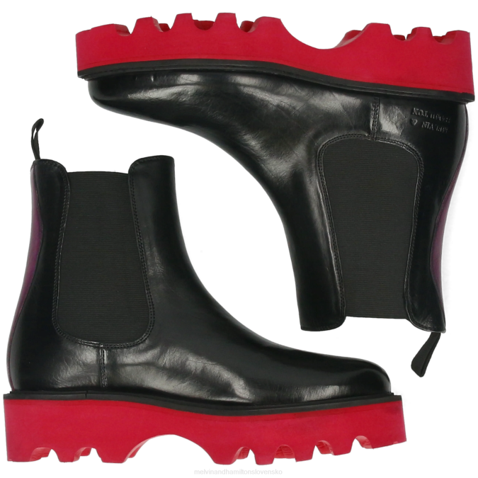 Melvin & Hamilton ženy leonie 5 B0T2897 členkové čižmy čierna