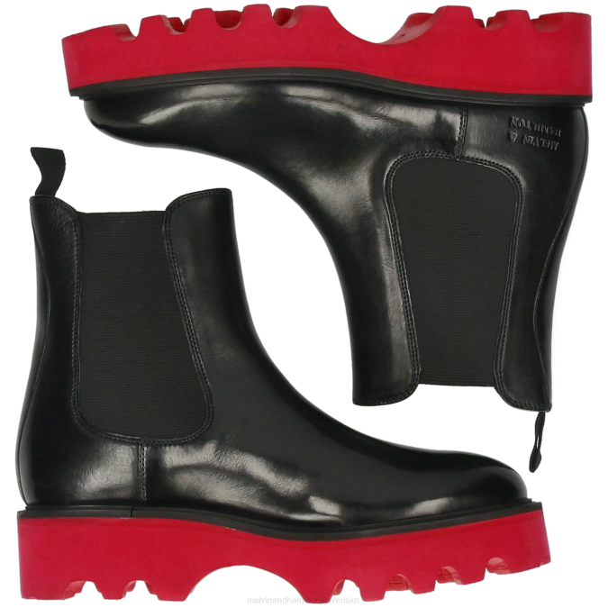 Melvin & Hamilton ženy leonie 5 B0T2941 členkové čižmy čierna