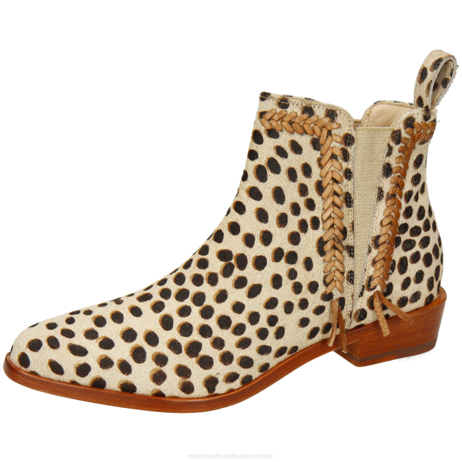 Melvin & Hamilton ženy marlin 10 B0T2777 členkové čižmy svetlo hnedá