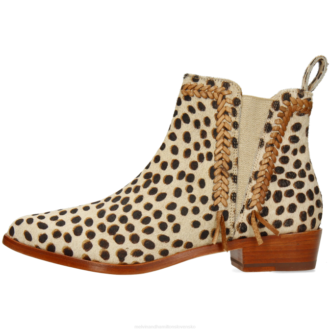 Melvin & Hamilton ženy marlin 10 B0T2777 členkové čižmy svetlo hnedá