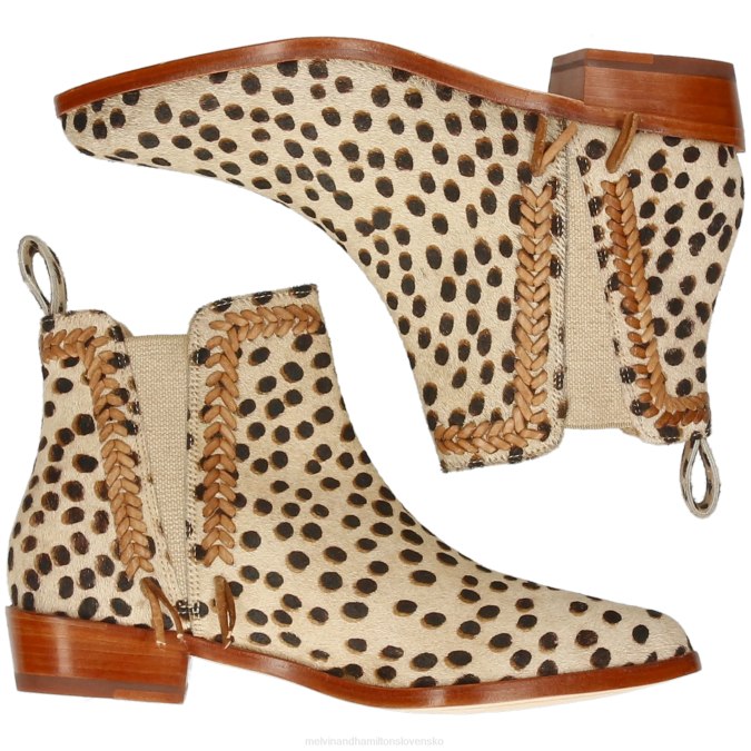 Melvin & Hamilton ženy marlin 10 B0T2777 členkové čižmy svetlo hnedá