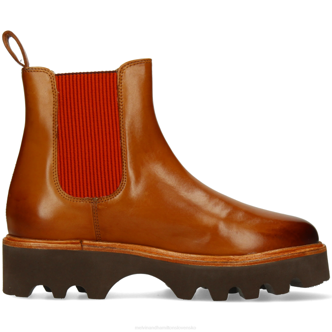 Melvin & Hamilton ženy megan 3 B0T2932 členkové čižmy hnedá