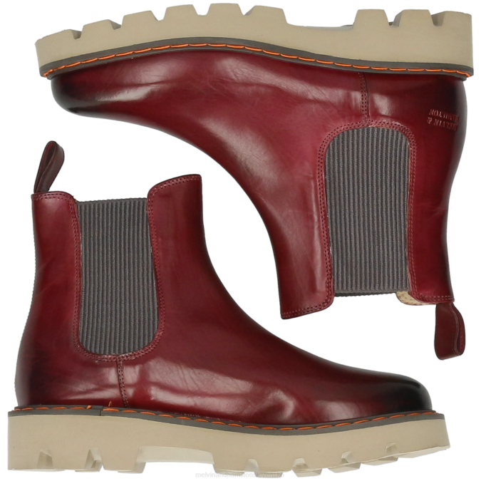 Melvin & Hamilton ženy megan 3 B0T2958 členkové čižmy Fialová