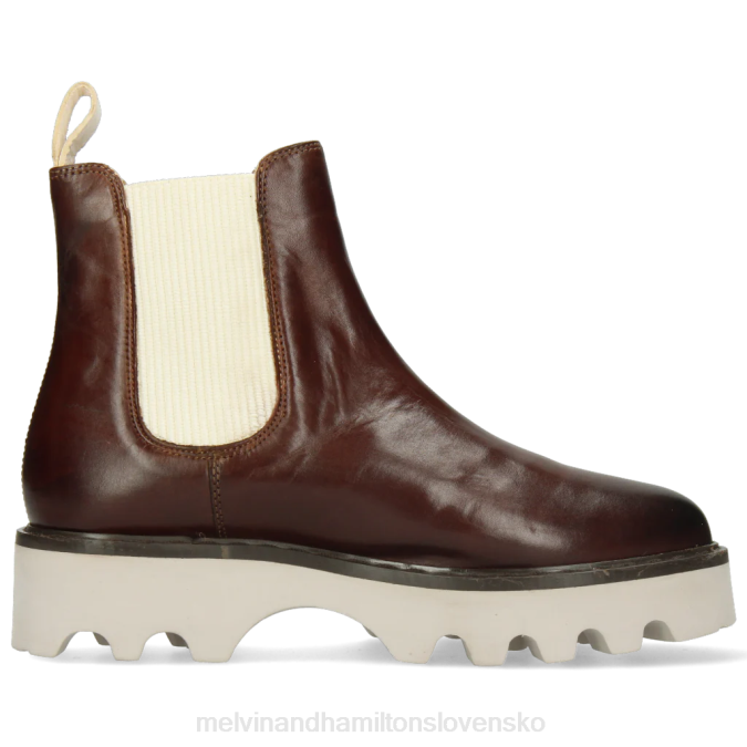 Melvin & Hamilton ženy megan 3r B0T21065 členkové čižmy hnedá